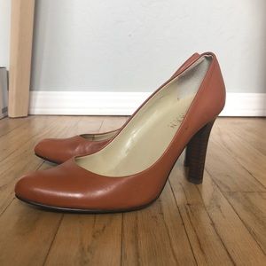 Ralph Lauren Tan Heels size 7